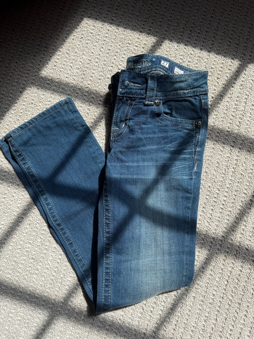 Y2K MissMe straight leg jeans